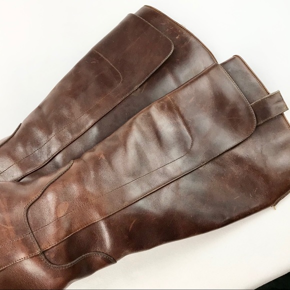 Frye Paige Leather Tall Riding Boots #77534 - Picture 8 of 10